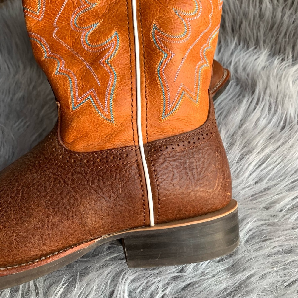 Twisted X Square Toe Box Western 14" Ruff Stock Work Boots Men's Size 13 - Picture 6 of 13